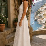 Della | Elegáns Hímzett Maxi Ruha