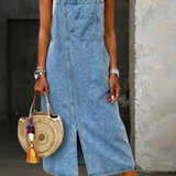 Susan - Casual Denim Jumper Dress