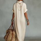 Beatrice - Embroidered Shirt Dress