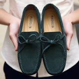 Mocasines casuales de ante para el verano