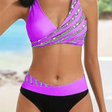 Borbála - Meleg tónusú mintás bikini