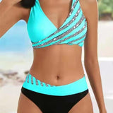 Borbála - Meleg tónusú mintás bikini