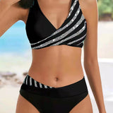 Borbála - Meleg tónusú mintás bikini
