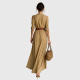 Thames – Elegáns maxi ruha boríték szabással
