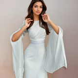 Isabella - Long Satin Dress
