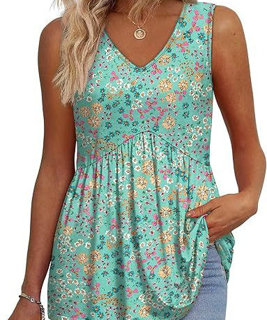 ELIORA - Effortless Flowy Sleeveless Tank Top