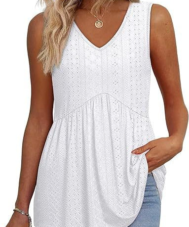 ELIORA - Effortless Flowy Sleeveless Tank Top