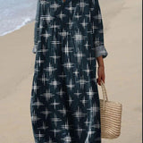Nadia - Bohemian Dress with Star Print