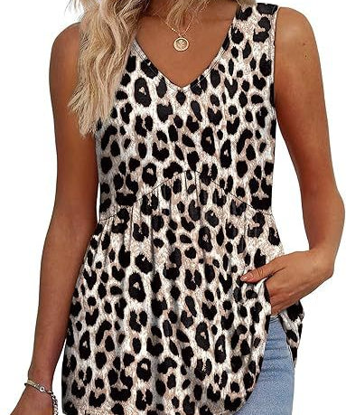 ELIORA - Effortless Flowy Sleeveless Tank Top