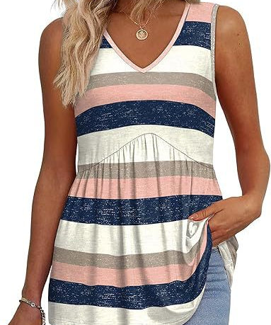 ELIORA - Effortless Flowy Sleeveless Tank Top