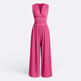 Eleanor - Chic Sleeveless Jumpsuit with Wide Legs