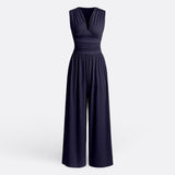 Eleanor - Chic Sleeveless Jumpsuit with Wide Legs