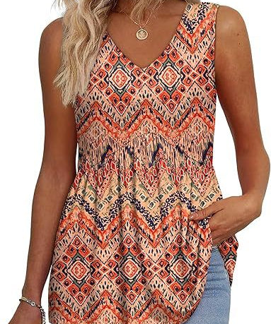 ELIORA - Effortless Flowy Sleeveless Tank Top