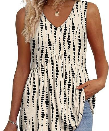 ELIORA - Effortless Flowy Sleeveless Tank Top