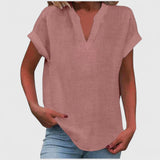 Xavinah - Comfortable V-Neck Blouse