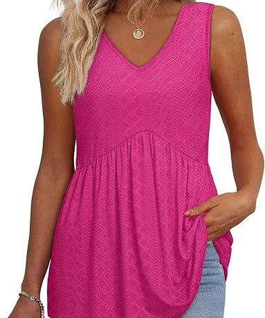 ELIORA - Effortless Flowy Sleeveless Tank Top