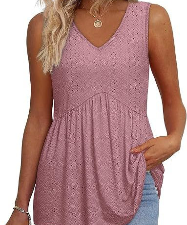 ELIORA - Effortless Flowy Sleeveless Tank Top