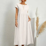 Celine - Midi Dress with Pockets