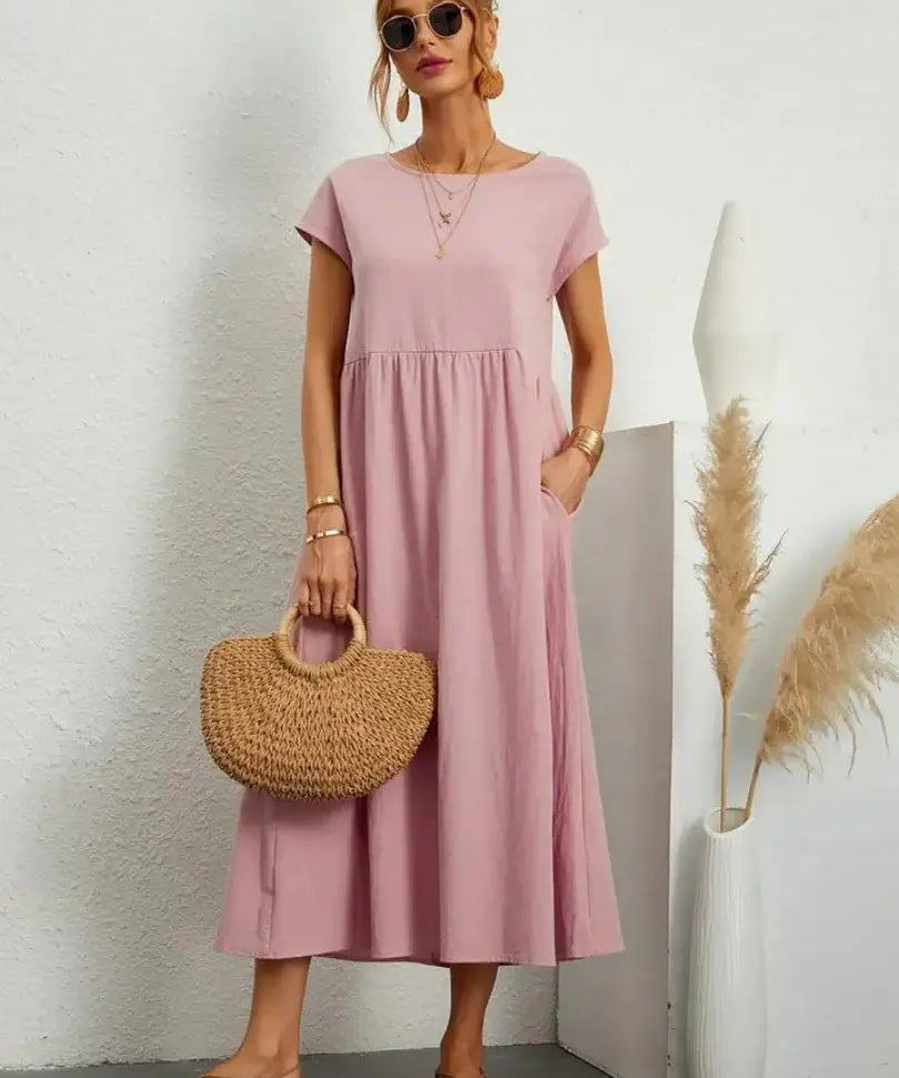Celine - Midi Dress with Pockets