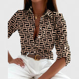 Lisette - Elegant Long Sleeve Blouse