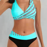 Borbála - Meleg tónusú mintás bikini