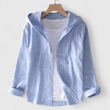 Demi - Elegant Hooded Blouse
