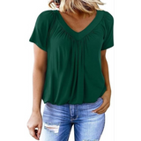 KATHLEEN - Women Casual V-Neck Top