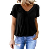 KATHLEEN - Women Casual V-Neck Top
