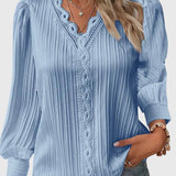 Andrea - Elegant Pullover Blouse