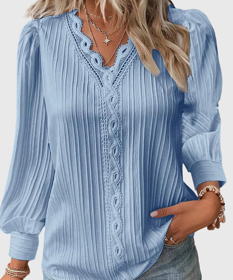 Andrea - Elegant Pullover Blouse
