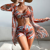 Laluna® | 3 részes bikini szett nyomtatással