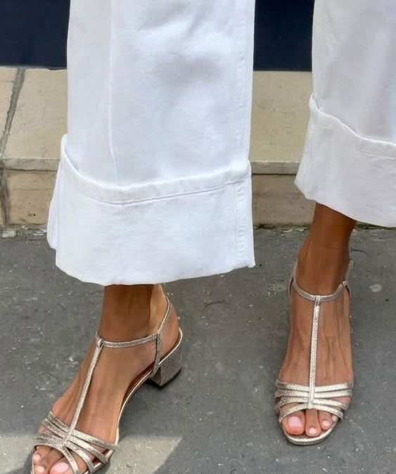 Allegra | Arany Szandálok Mindennapi Elegancia