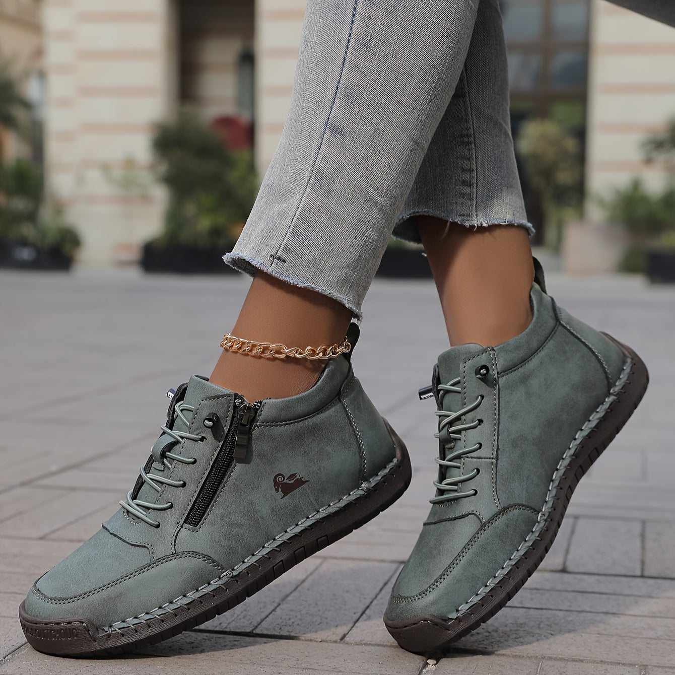Helena - Zip-Up Orthopedic Shoes