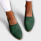 Aurora | Szövött, hátul nyitott loafer