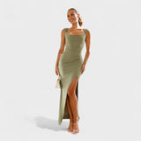 Sarela - Long Dress with Open Back