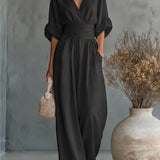 Chiara | Hosszú, Laza, Mintás Overall