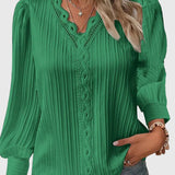Andrea - Elegant Pullover Blouse