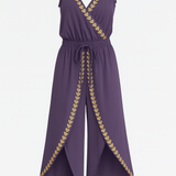 Lorena - Dress Mono with Golden Details