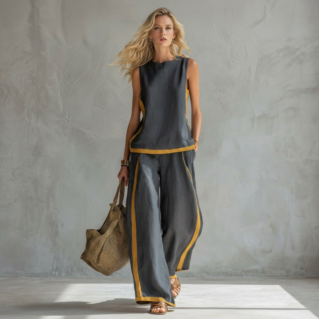 Theresa - Elegant Linen Set