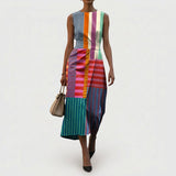 Tanya - Sleeveless Printed Dress