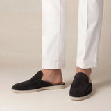 Mocasines de ante negro