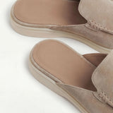 Mocasines de ante beige