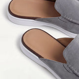 Mocasines de ante gris