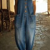 Saylor - Vintage Mosott Pamut Farmer Overall