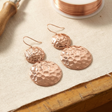 Sundrop Copper Earrings