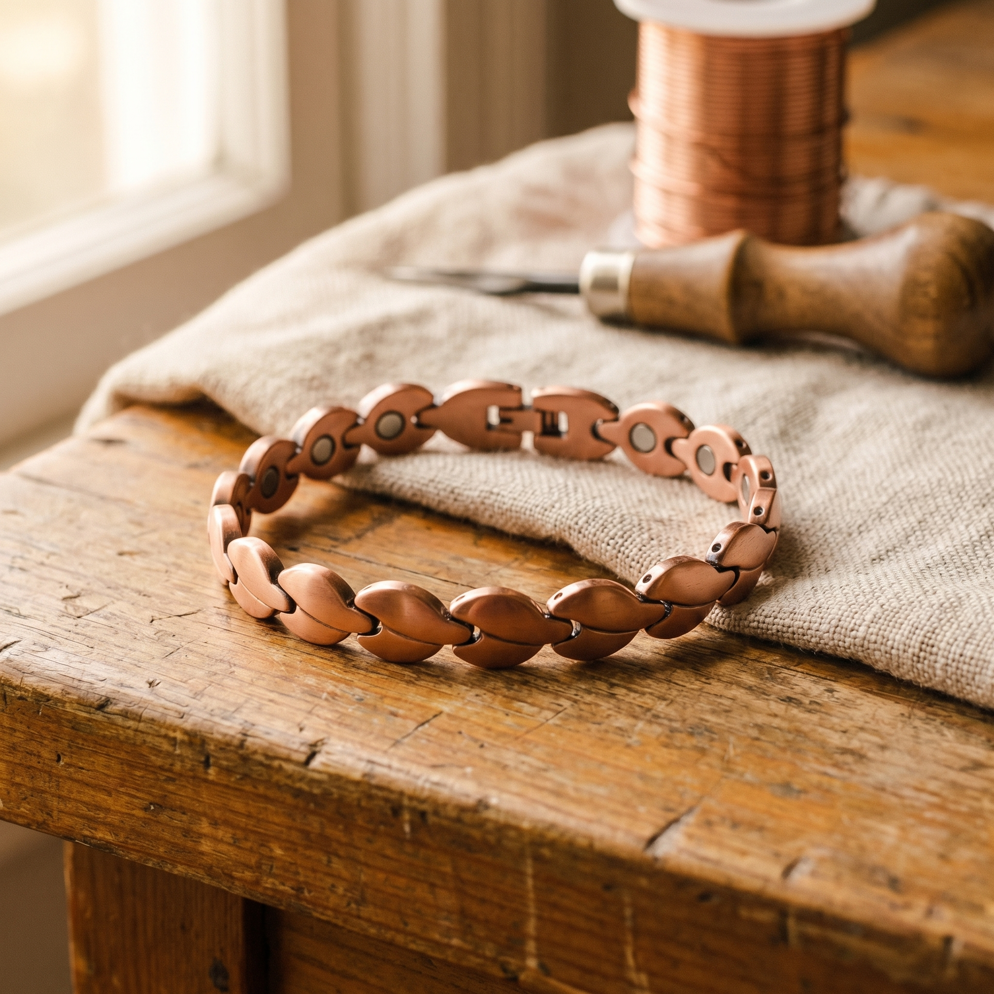 Seed Copper Anklet