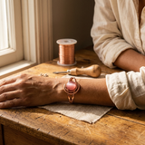 Hearth Pink Copper Bracelet