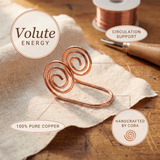 Volute Copper Hand Spiral