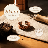 Skein Copper Ring