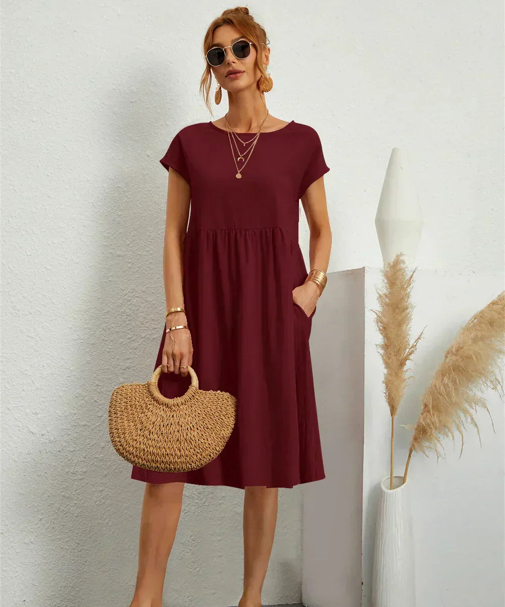 Mira - Casual Pocket Dress